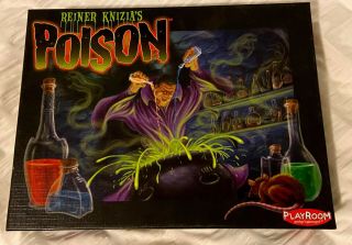Reiner Knizia’s Poison Game Rare Out Of Print Game Exc.  Cond.  Complete