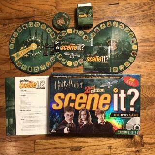 2007 Harry Potter 2nd Edition Scene It? The Dvd Game Complete Lnc