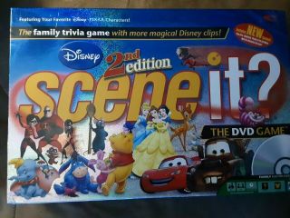 Disney " Scene It? `2nd Edition The Dvd Game - Pre - Owned