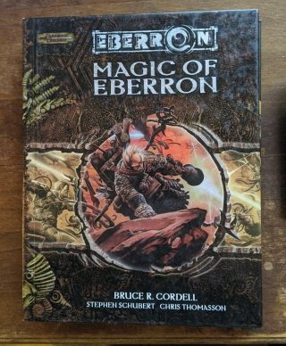 Dungeons And Dragons 3.  5 Magic Of Eberron 2005 Vg First Printing