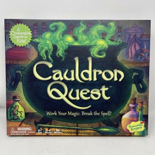 Peaceable Kingdom Cauldron Quest Cooperative Magic Theme Game For Kids