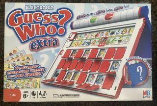 2008 Electronic Guess Who? Extra Game Complete Never Played Milton Bradley
