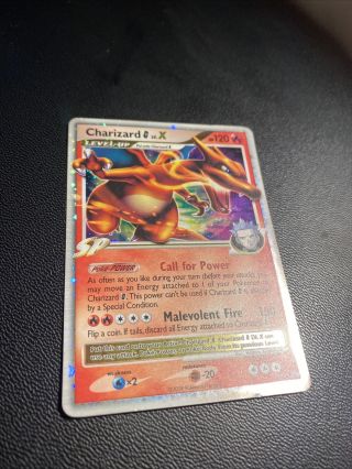 Charizard G Lv.  X Holo Pokémon Card Dp45 Ultra Rare Diamond And Pearl Promo