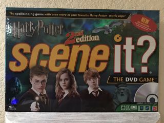 2007 Harry Potter 2nd Edition Scene It? The Dvd Game Complete Vguc