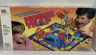 1986 Mouse Trap Game By Milton Bradley Complete In.