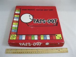 Pass Out Exciting Adult Drinking Board Game - Complete - Frank Bresse 