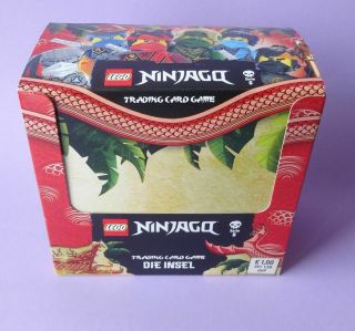 1 Display Lego Ninjago Serie 6 Die Insel,  Trading Card Game,  250 Karten
