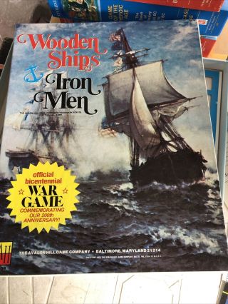 Wooden Ships & Iron Men Punched Avalon Hill
