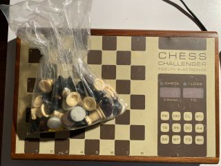 Fidelity Chess Challenger Computer 1977 first chess computer Parts/ Repair 2