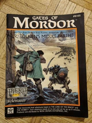 The Gates Of Mordor Merp Middle - Earth Module J.  R.  R Tolkien Adventure 8105