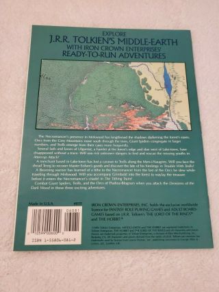 ICE MERP Denizens of the Dark Wood Middle Earth RPG Campaign Module 8111 2