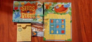 Seeds For The Birds Board Game - Complete/vguc Peaceable Kingdom