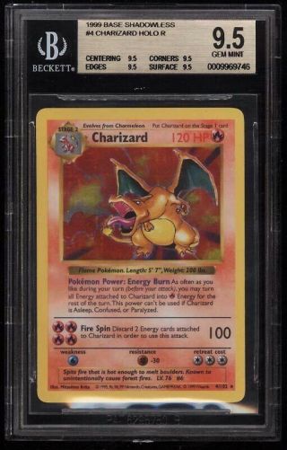 Charizard Shadowless Holo 4/102 Card 15 Pack Repack Guaranteed Rare