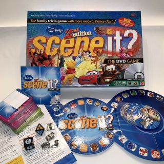 Disney Scene It? 2nd Edition Complete With Dvd Board Game