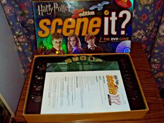 Harry Potter Scene It? 2nd Edition The Dvd Game Age 8 Up 2 To 4 Players