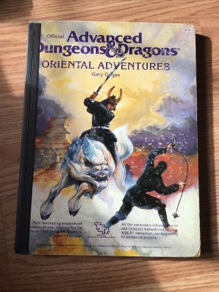 Advanced Dungeons And Dragons Oriental Adventures 1985 Gygax Tsr
