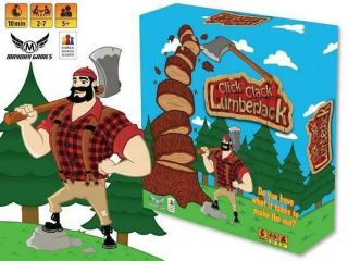 Mayday Boardgame Click Clack Lumberjack (2nd Ed) Vg