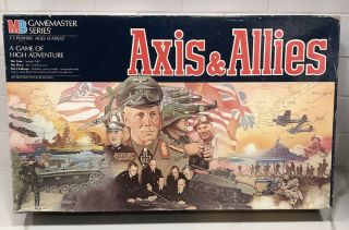 Axis And Allies Board Game Milton Bradley 1986 2nd Edition Rules
