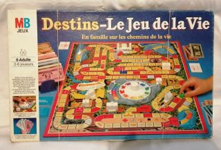 Jeu De Société Vintage - Destins - Le Jeu De La Vie Mb