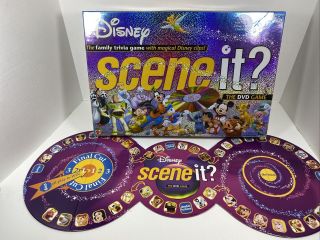 Disney Scene It? 1st Edition Disney Pixar Family DVD Trivia Game 100 Complete 2