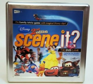 Disney Scene It? 2nd Edition In Tin Dvd Game 100 Complete 2007 Screenlife