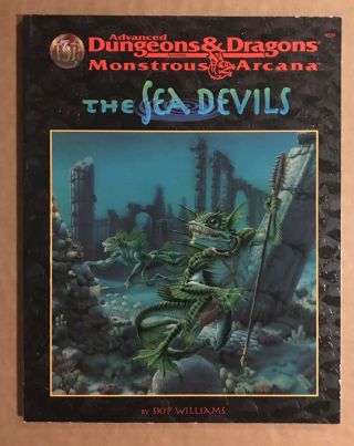 The Sea Devils - Ad&d (2e) Monstrous Arcana Supplement - Sahuagin