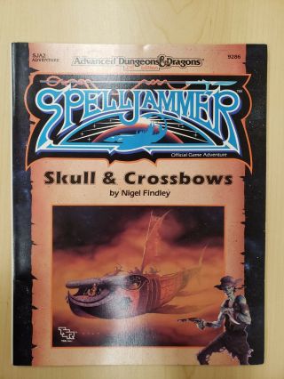 Tsr 9286 Ad&d Spelljammer Skull & Crossbows 1990