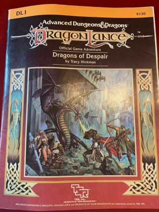 Dragons Of Despair Advanced Dungeons And Dragons Module Dragonlance Dl1