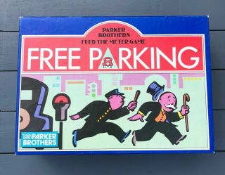 Monopoly Parking Feed The Meter Card Game Parker Brothers 1988