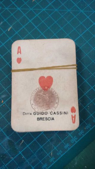 Mazzo Carte Da Gioco 52 Completo Con Jolly Guido Cassini Brescia