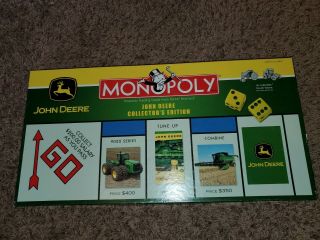 John Deere Collectible Monopoly Board Game By Parker Brothers -
