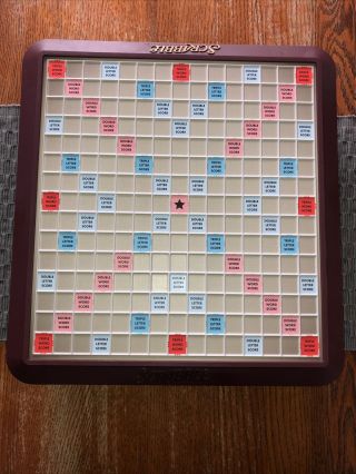 Scrabble Deluxe Turntable Replacement Board Game 2001 Parts Milton Bradley