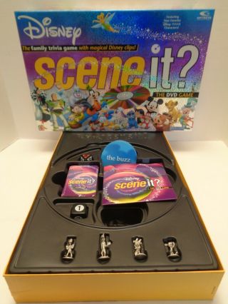 2004 Disney Pixar Scene It? Dvd Board Game (first Edition) Complete Euc