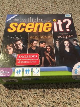 Scene It? The Twilight Saga Deluxe Dvd Game 100 Complete