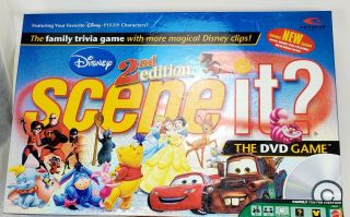 Mattel (45045) 2nd Edition Disney Scene It Dvd Game Complete