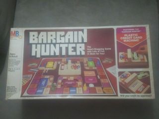 Vintage 1981 Bargain Hunter Board Game By Milton Bradley Mb Complete