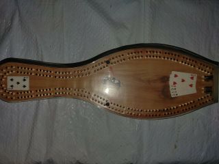 Vintage Bowling Pin Cribbage Board | Sport Boards Inc.  | Cool Large Mouth Bass.