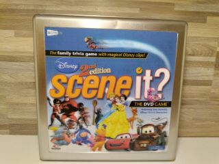 Disney Scene It? 2nd Edition Classic Tin Complete Dvd Game Holographic