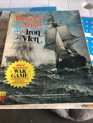 Wooden Ships & Iron Men 95 Unpunched Avalon Hill