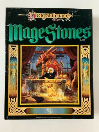 Mage Stones Game Dragonlance Tsr 1058 Dungeons & Dragons 1990