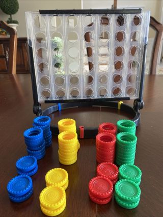 Rare Edition 2008 Hasbro Connect 4 X 4 Double Grid Challenge