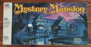 Vtg Mystery Mansion Milton Bradley Mb Board Game Complete 1984 4402 Clues Rare