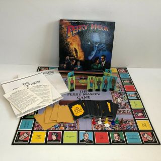 1987 The Perry Mason Game Mystery And Suspense Tsr Complete Vintage