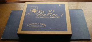 Vintage 1946 Selchow And Righter Mr.  Ree Game Complete