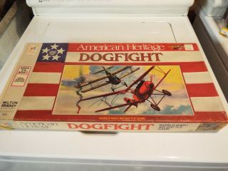 American Heritage Dogfight Board Game Milton Bradley