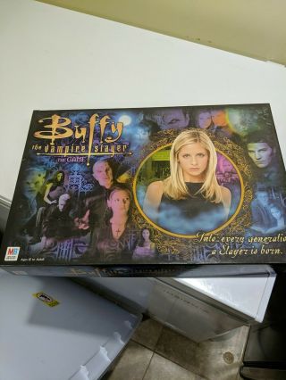 Vtg 2000 Milton Bradley Buffy The Vampire Slayer Board Game 100 Complete Fun