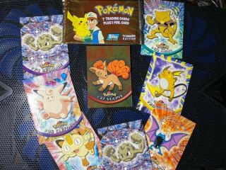 Full Pokemon Cards Set Topps (1999 First Series) Vulpx Holo 2