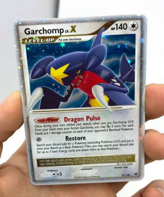 Garchomp Lv.  X 97/100 Majestic Dawn Ultra Rare Holographic Holo Foil Pokemon Card