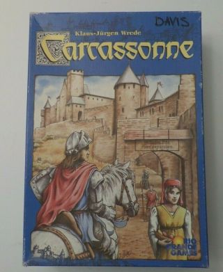 Carcassonne Medieval Germany Strategy Game River Expansion