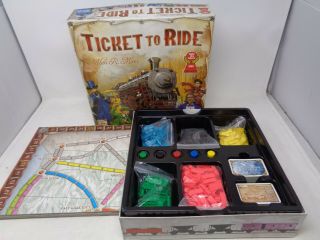 Days Of Wonder Ticket To Ride Board Game W/switzerland,  India Expansions